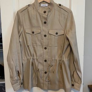 Calvin Klein Linen Parka